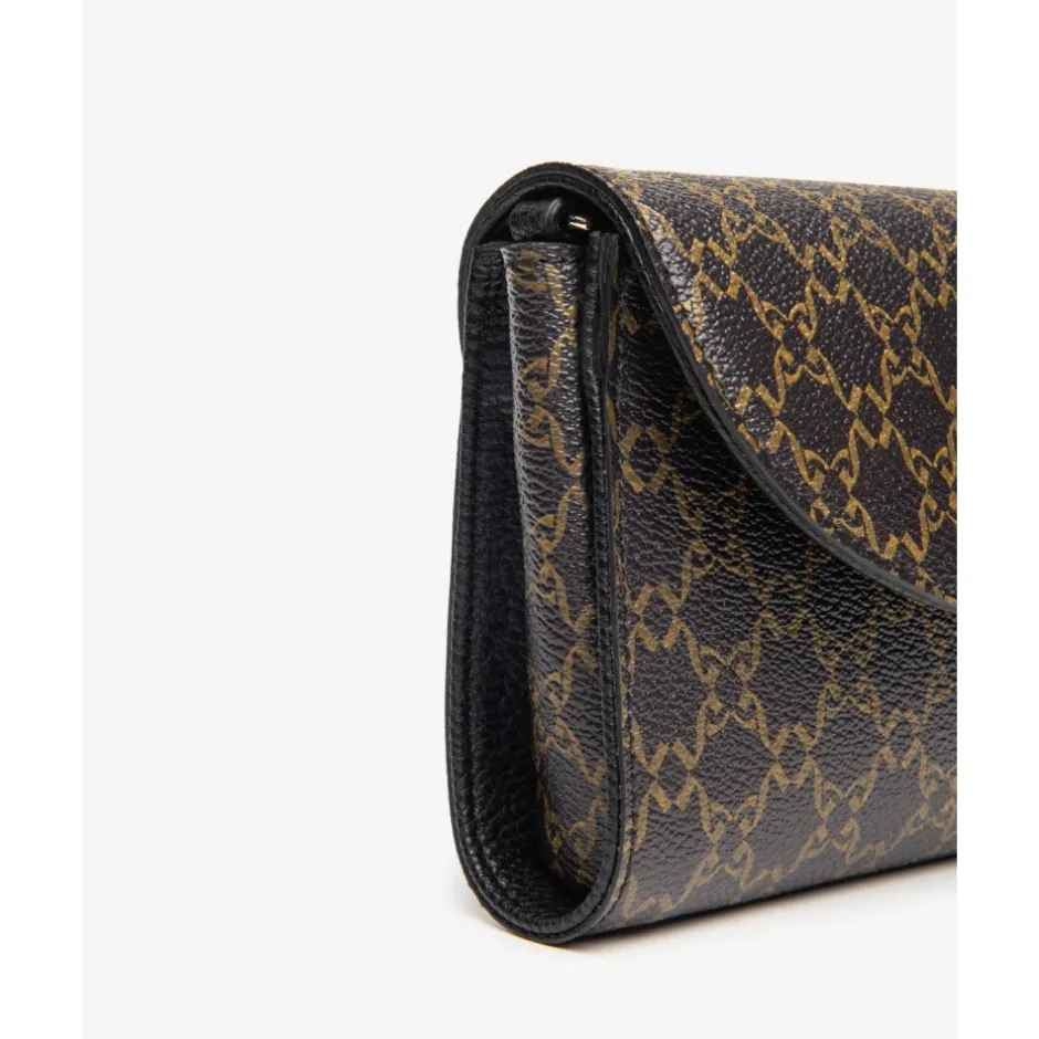 Stilfuld clutch i teknisk materiale Dame Clutch