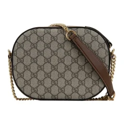 Stilfuld læder crossbody taske Dame Skuldertasker