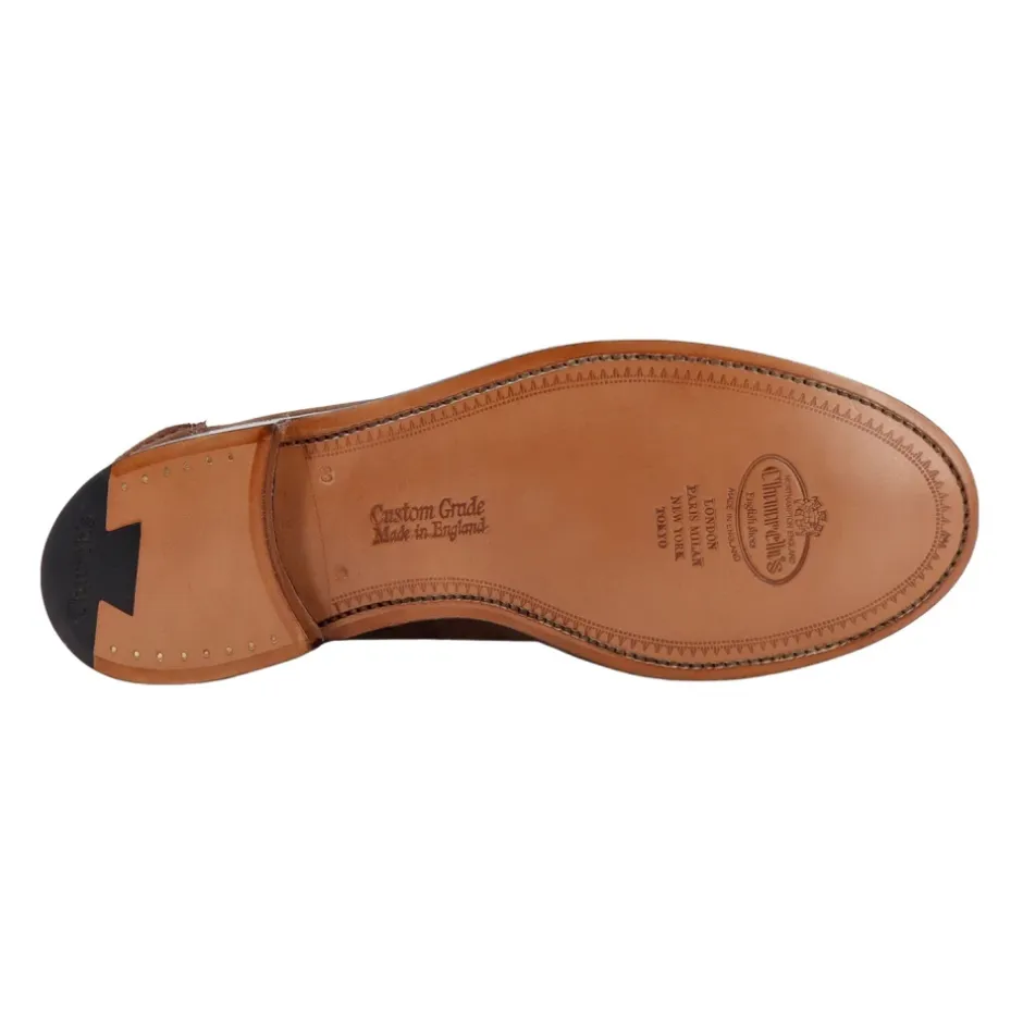 Stilfuld Suede Loafer med Logo Detalje Loafers