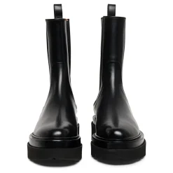 New Stilfulde læderkampstøvler Dame Chelsea Boots
