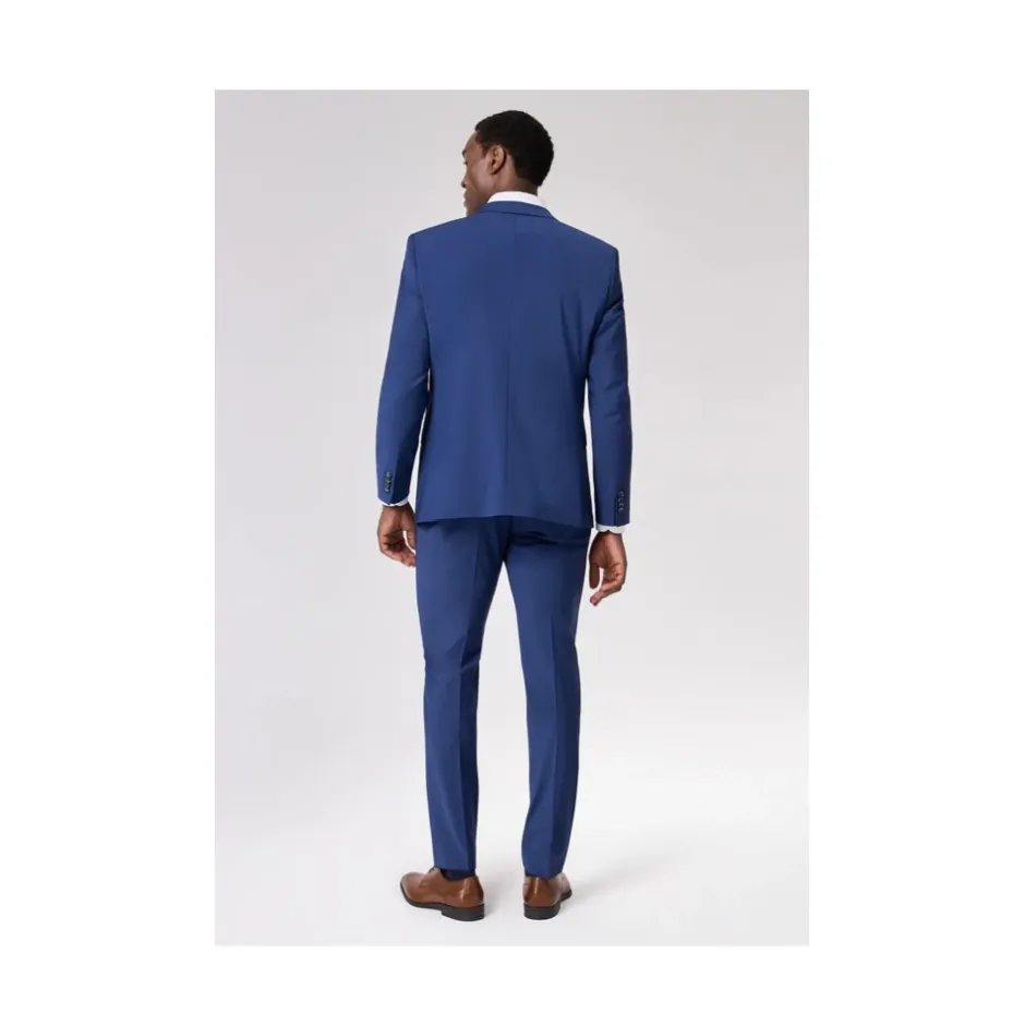 Sale Stretch Uldblanding 2-Knaps Jakkesæt Jakkesæt