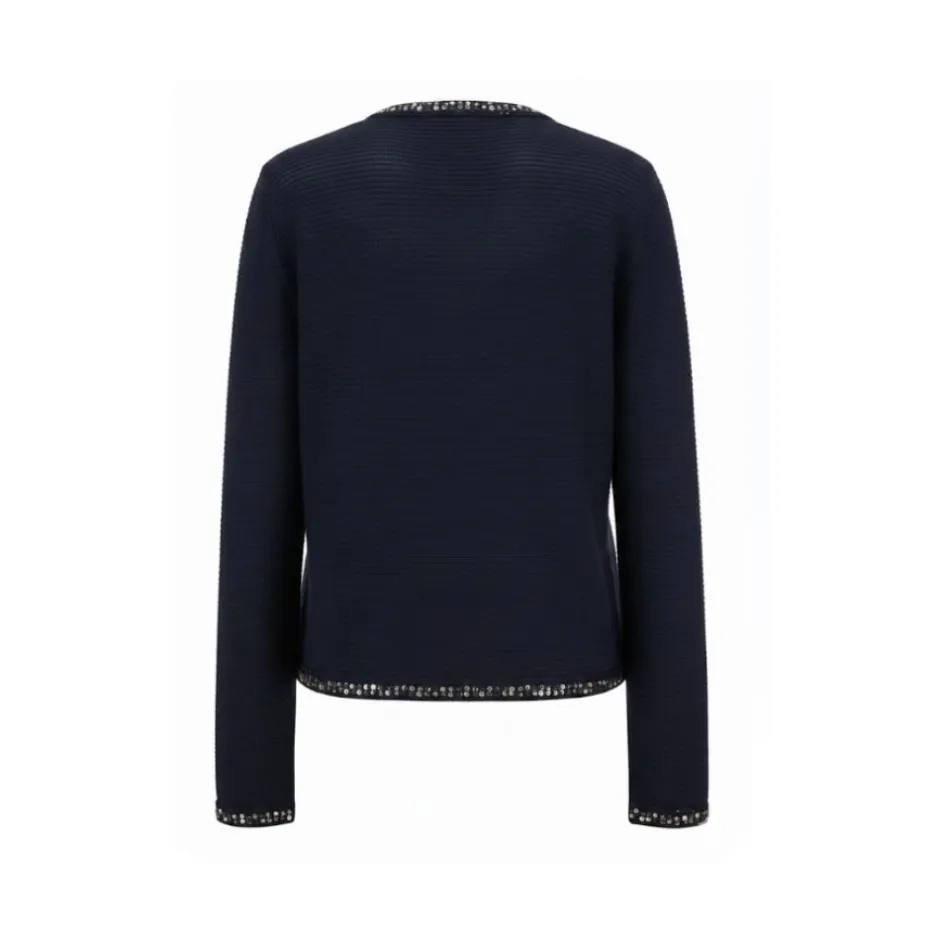 Online Strikket Cardigan med Paillletter Dame Striktrøjer & Sweatere