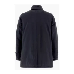 Strikket Halv Frakke Trenchcoat Frakker