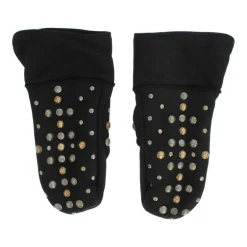 Best Studded Shearling Handsker - Sort Handsker