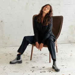 Støvler med elask 7653 Dame Chelsea Boots