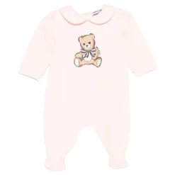 Outlet Teddy Bear Bomulds Plys Legedragt og Hagesmæk Sæt Børn Bodystocking & Sæt