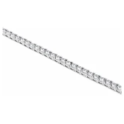 Tennis Bracelet with Silver Dame Smykker