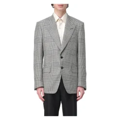 Clearance Tidløs Check Blazer Jakkesæt