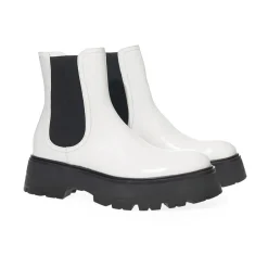 To-farvet Chelsea støvler børstet læder Dame Chelsea Boots