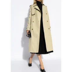 Trenchcoat med bælte Dame Frakker
