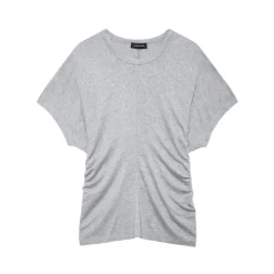 Sale T-shirt med rynket side Dame T-Shirts