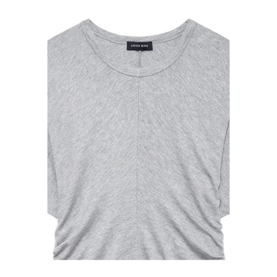 Sale T-shirt med rynket side Dame T-Shirts