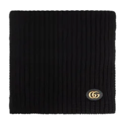 Outlet Uld Cashmere Tørklæde med Dobbelt G Dame Tørklæder