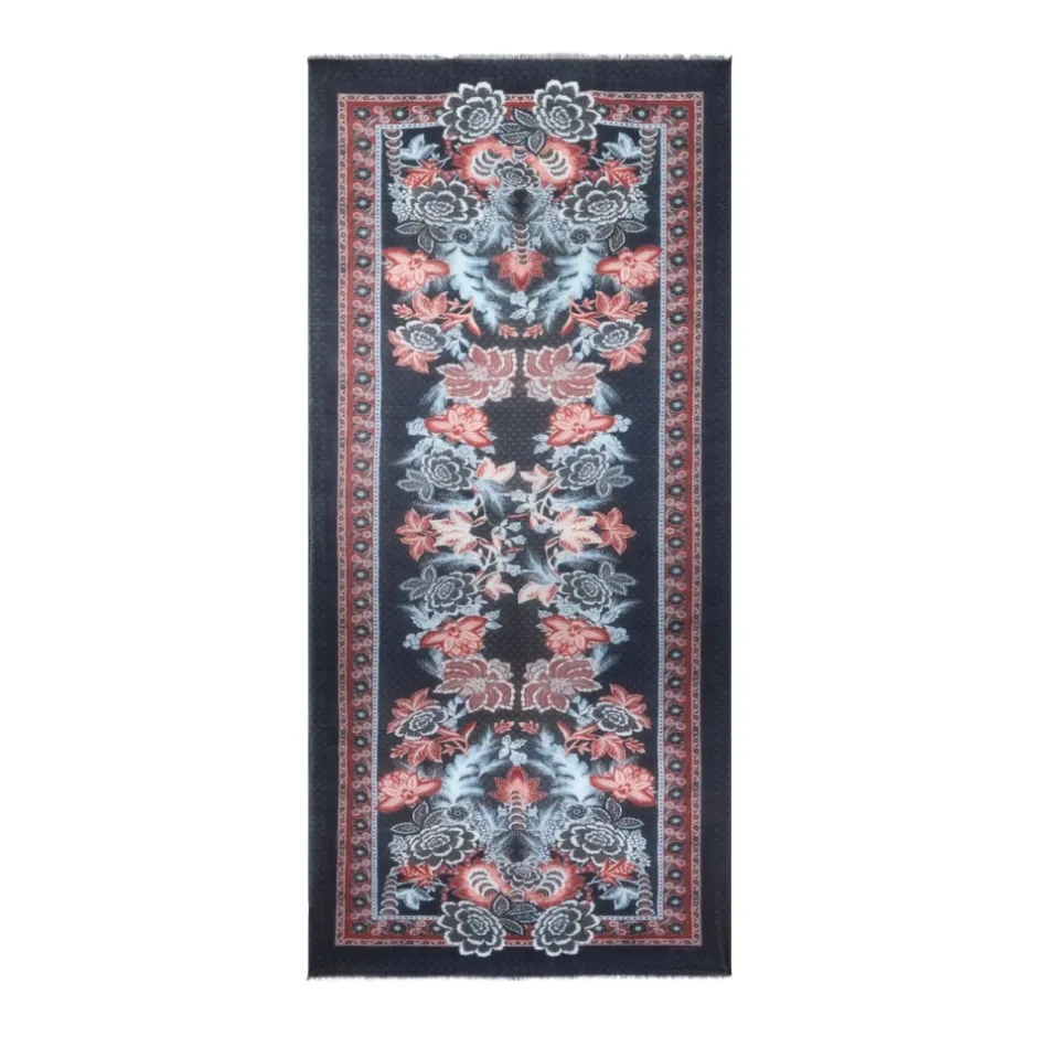 Sale Uld og Cashmere Jacquard Tørklæde Halstørklæder Og Tørklæder