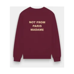 Outlet Urban Slogan Sweatshirt i Vin Sweatshirts