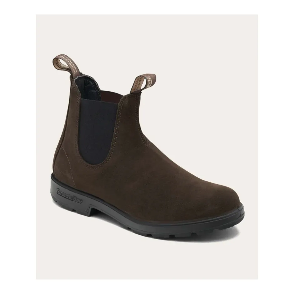 Clearance Vandafvisende Chelsea støvler i ruskind Chelsea Boots