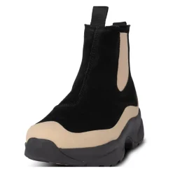 Outlet Vandtæt Chelsea City Støvle i Ruskind Dame Støvler|Chelsea Boots