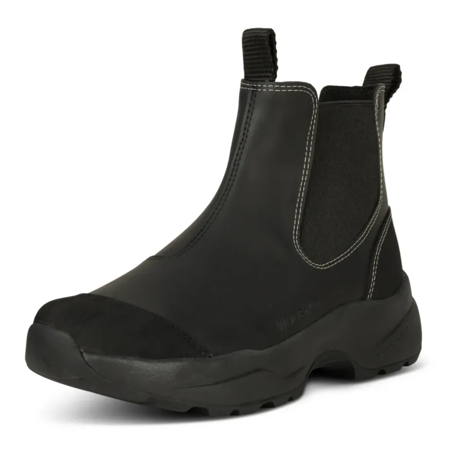 Sale Vandtætte gummistøvler med fiskeskinddetaljer Dame Støvler|Chelsea Boots