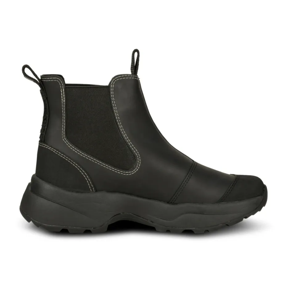 Sale Vandtætte gummistøvler med fiskeskinddetaljer Dame Støvler|Chelsea Boots