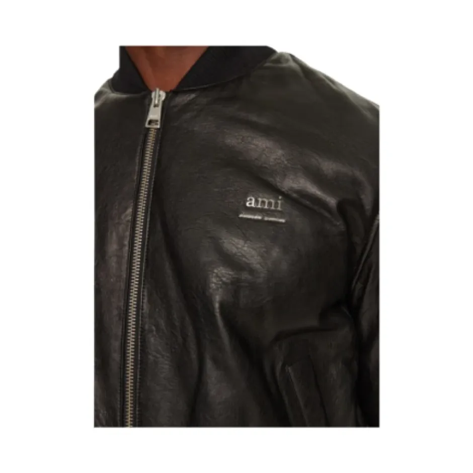 Clearance Veste bomber en cuir d'agneau Jakker