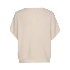 Vid V-hals Sweater Dame Striktrøjer & Sweatere