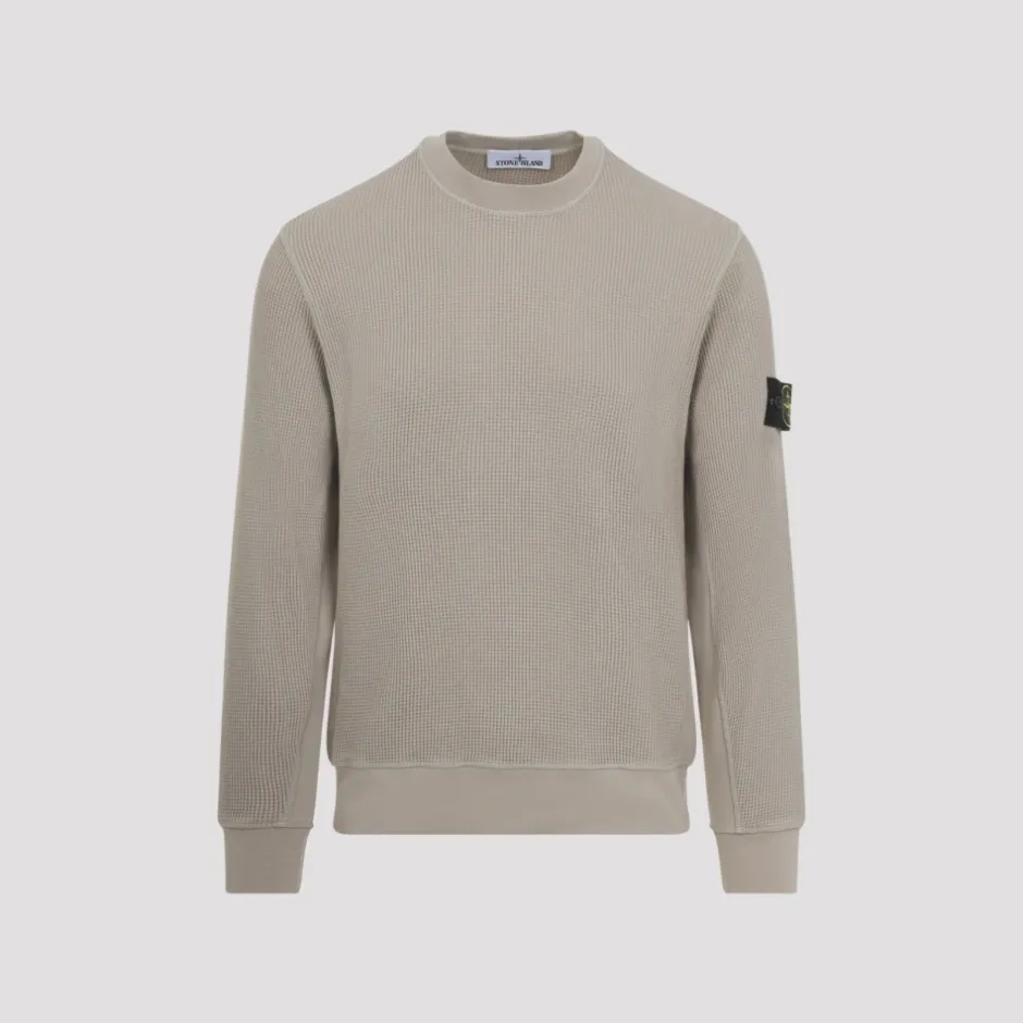 Waffle Fleece Crewneck Sweatshirts