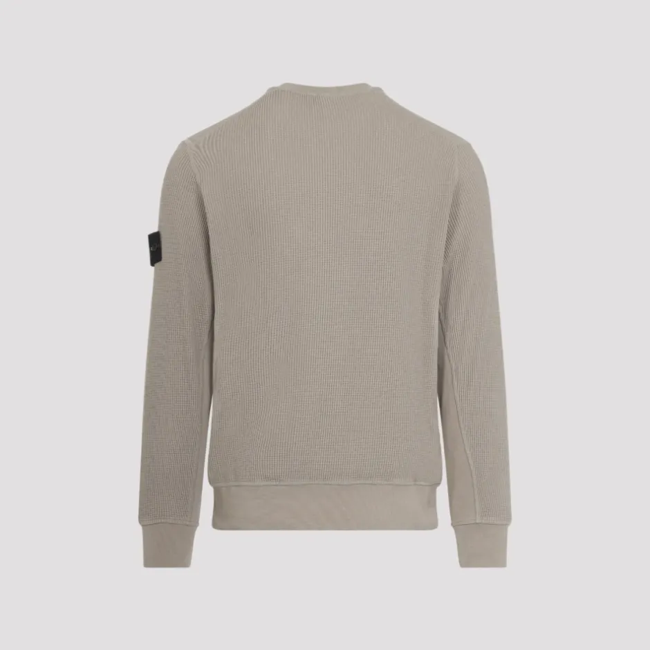 Waffle Fleece Crewneck Sweatshirts