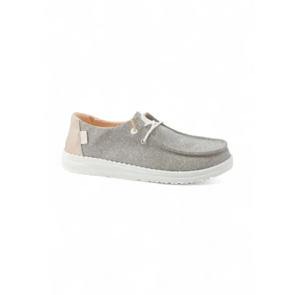 Discount Wendy Metallic Sparkle Dame Snøresko