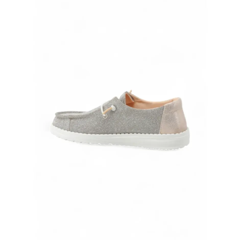 Discount Wendy Metallic Sparkle Dame Snøresko