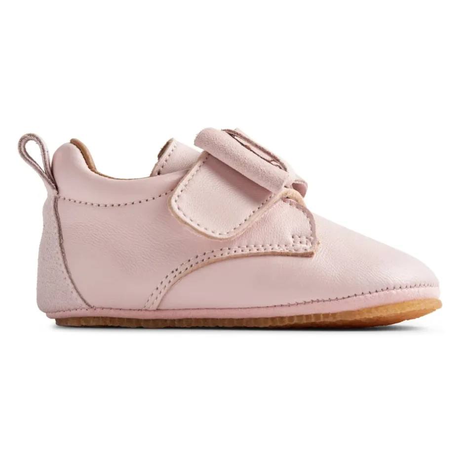Discount Footwear - Indoor Shoe Bow, WF404j - Rose Ballet Børn Hjemmesko