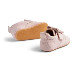 Discount Footwear - Indoor Shoe Bow, WF404j - Rose Ballet Børn Hjemmesko