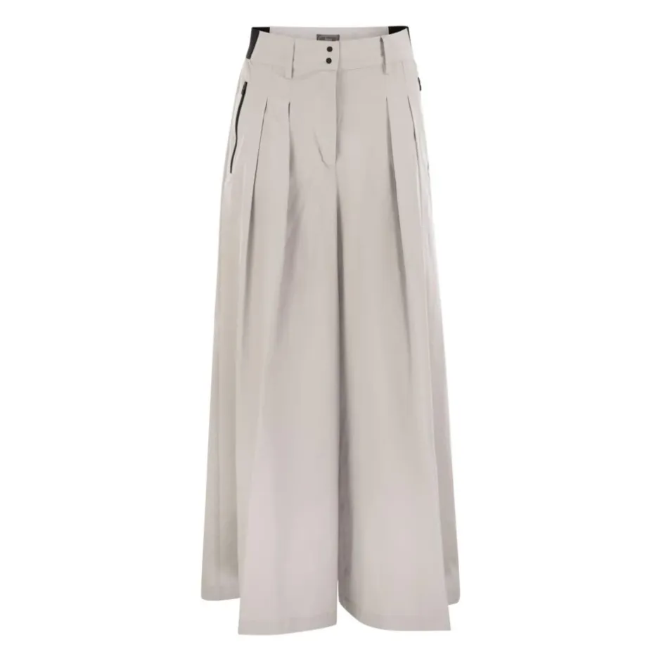 Best Wide Leg Plisserede Bukser Dame Bukser