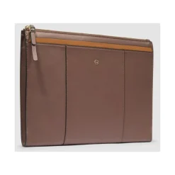 Outlet Women's leather clutch for iPad® Dame Laptop Tasker