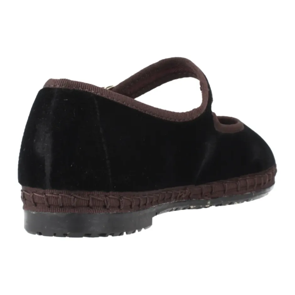 Outlet Zapato Hebilla Velvet Børn Ballerinasko