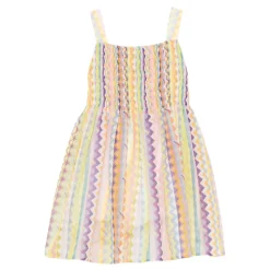 Clearance Zigzag Strap Dress Børn Kjoler & Nederdele
