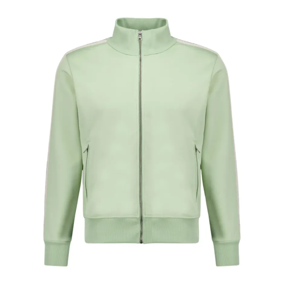 Sale Zipped Track Jacket with Logo Embroidery Træningsjakker
