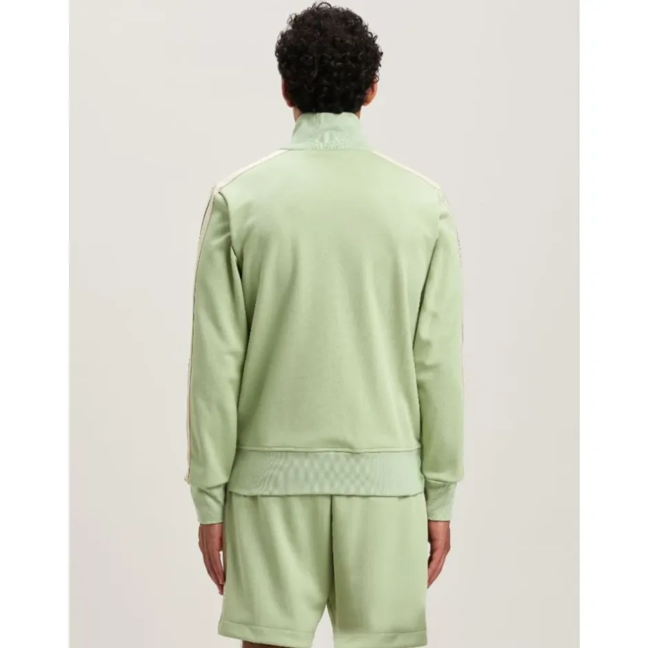 Sale Zipped Track Jacket with Logo Embroidery Træningsjakker