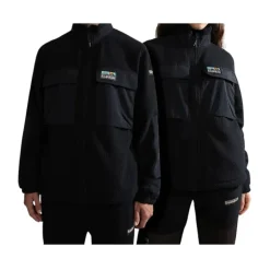 Outlet Zip-Up Fleece Jakke Streetwear Stil Fleece